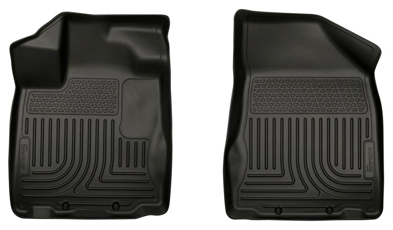 Infiniti JX35 Floor Liners - Front - Husky Liners - Weatherbeater - Black - 2013